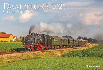 2025 Kalender »Dampfloks - Steam Engines« 