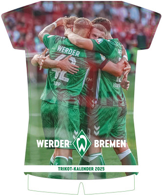 2025 Kalender »Werder Bremen Trikotkalender « 